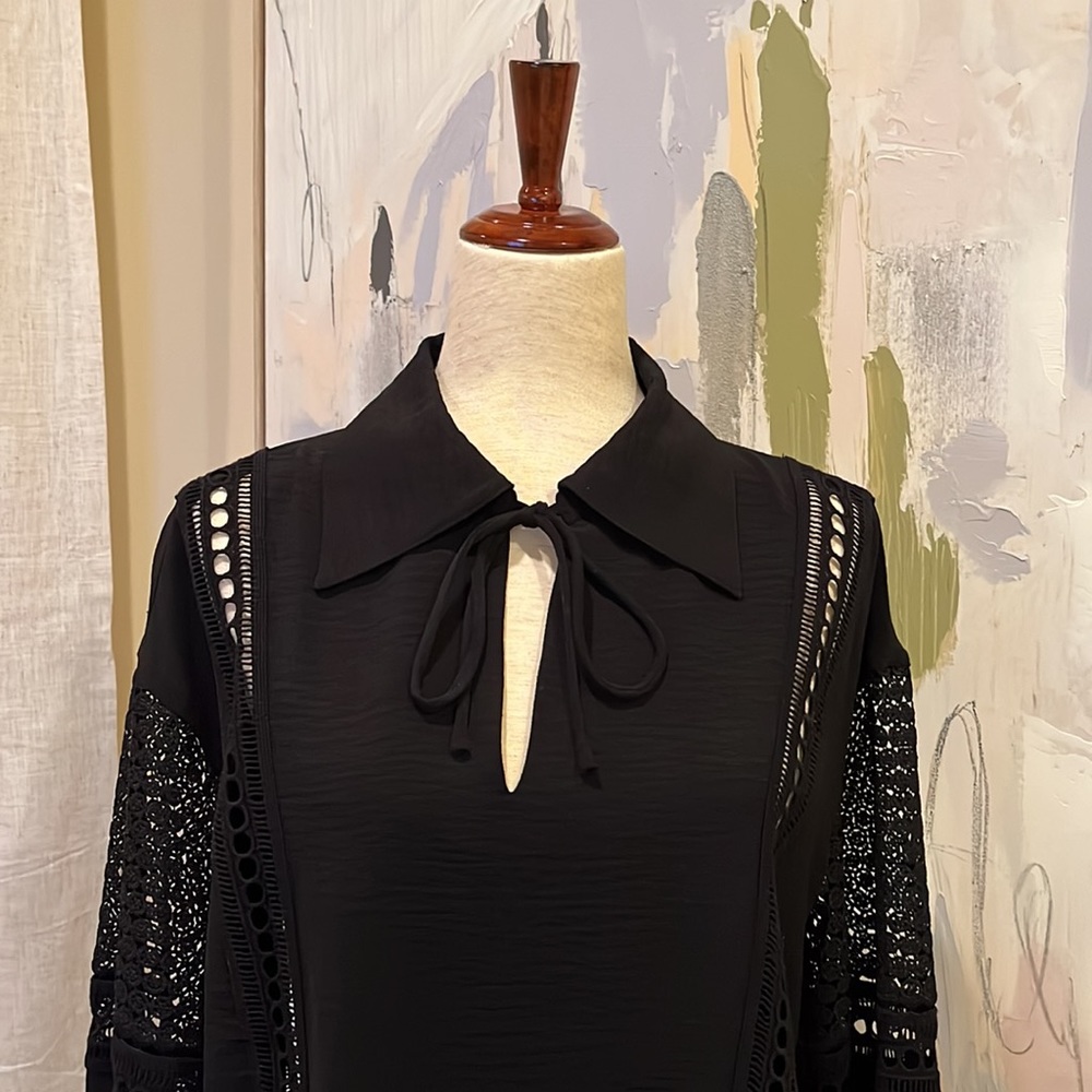 Brochu Walker Black Blouse